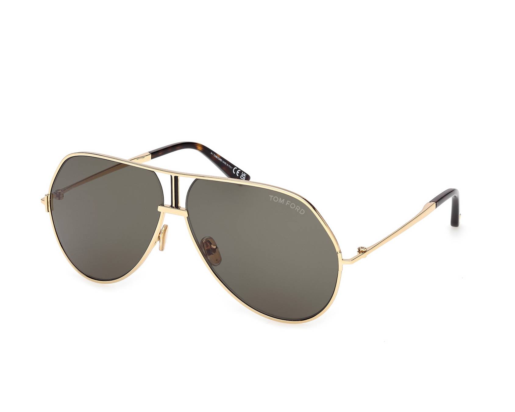 Tom Ford FT1281S 30N 63-10 Gold Havana front view