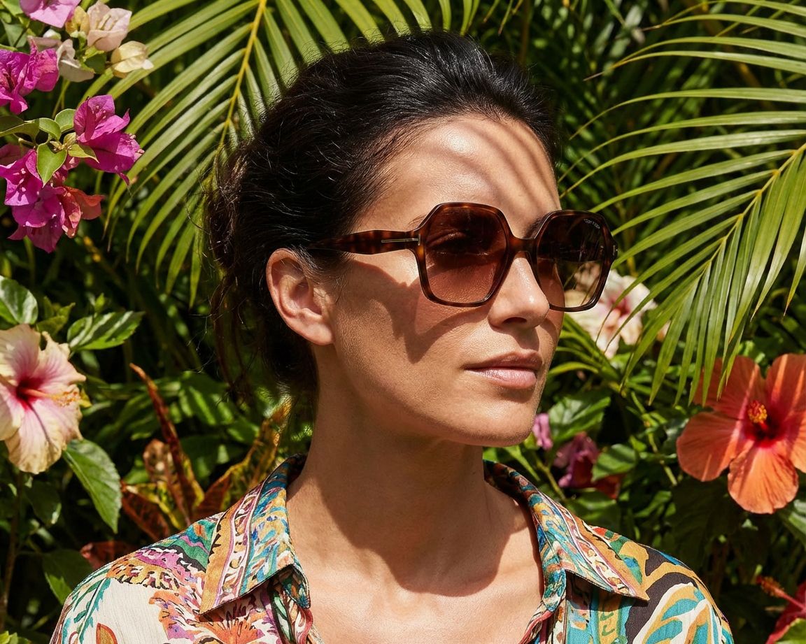 Tom Ford Sunglasses ROMY FT-1032-S 53Z