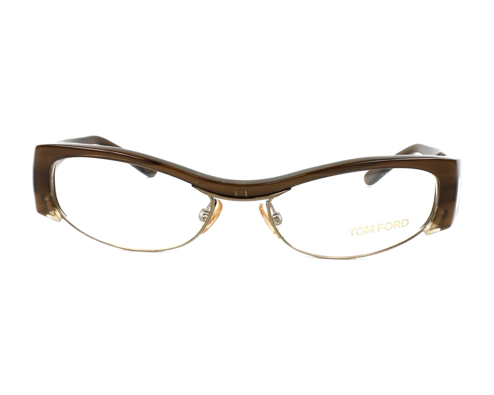Tom Ford TF-5076 U61 51-16 Havana Bronze front view