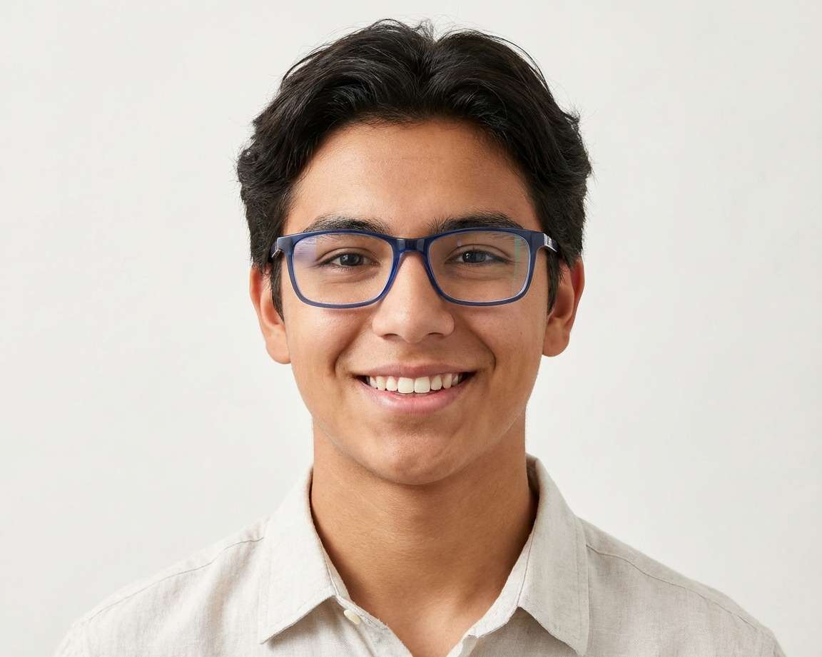 TOMMY HILFIGER TH-2025 Eyeglasses PJP-BLUE 52mm Tommy Hilfiger Glasses Junior TH-2025 PJP main image 2