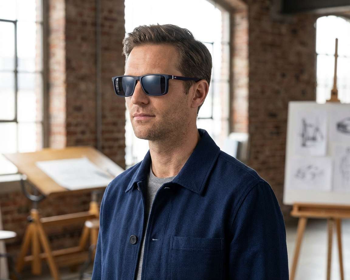 Tommy Hilfiger TH-2086-CS FLL/C3 56-15 Blue  360 degree view 6