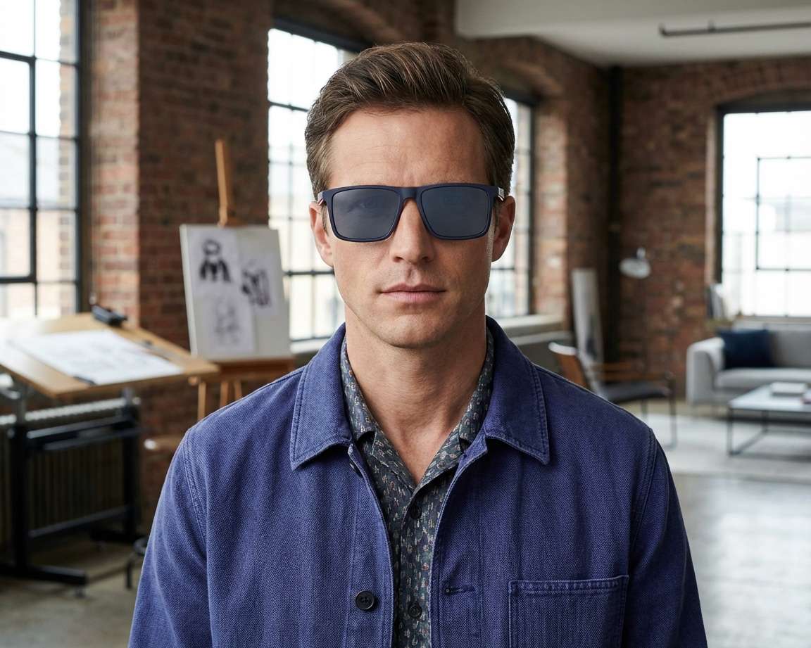 Tommy Hilfiger TH-2086-CS FLL/C3 56-15 Blue  360 degree view 7