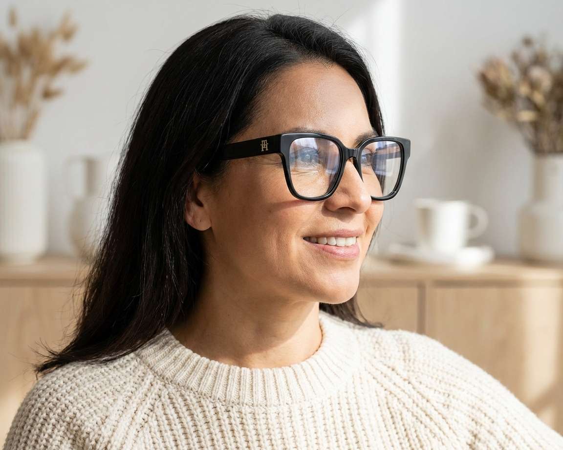 Tommy Hilfiger TH-2102 807 52-18 Negra  360 degree view 5