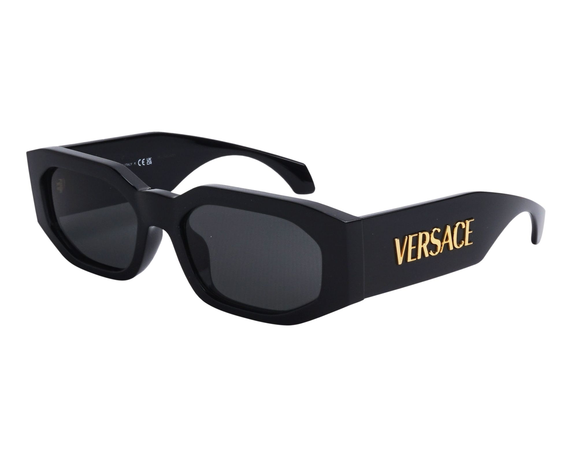 NEW VERSACE SUNGLASSES VE4489U 5528/87 HAVANA UNISEX EYEWEAR VE4489U 552887 Versace Sunglasses VE4489U 552887 Havana/Dark Gray Unisex  main image 3