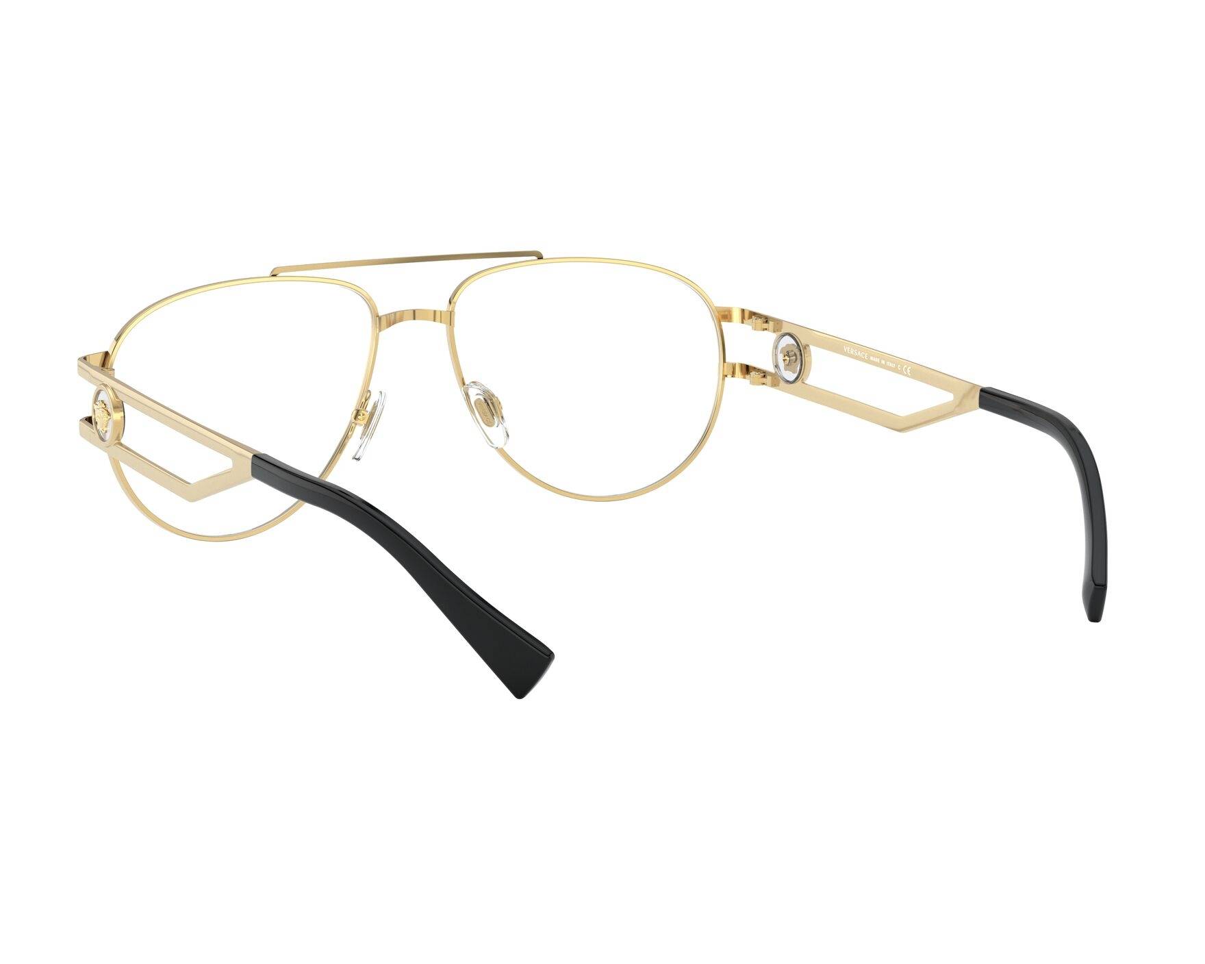 versace wire frame eyeglasses
