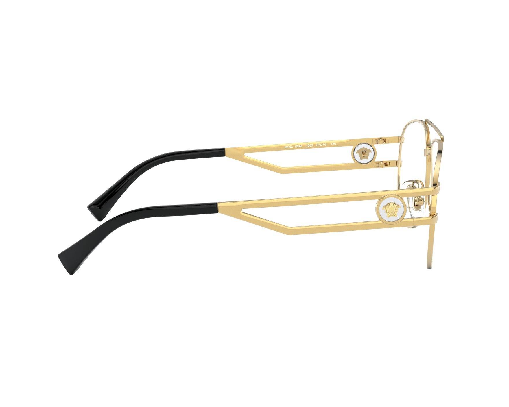 Versace VE1269 1002 55-16 Gold  360 degree view 10
