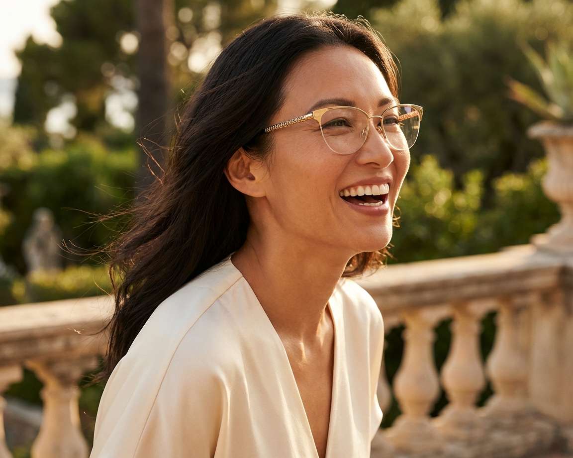 Versace VE1297 1002 53-18 gold  360 degree view 7