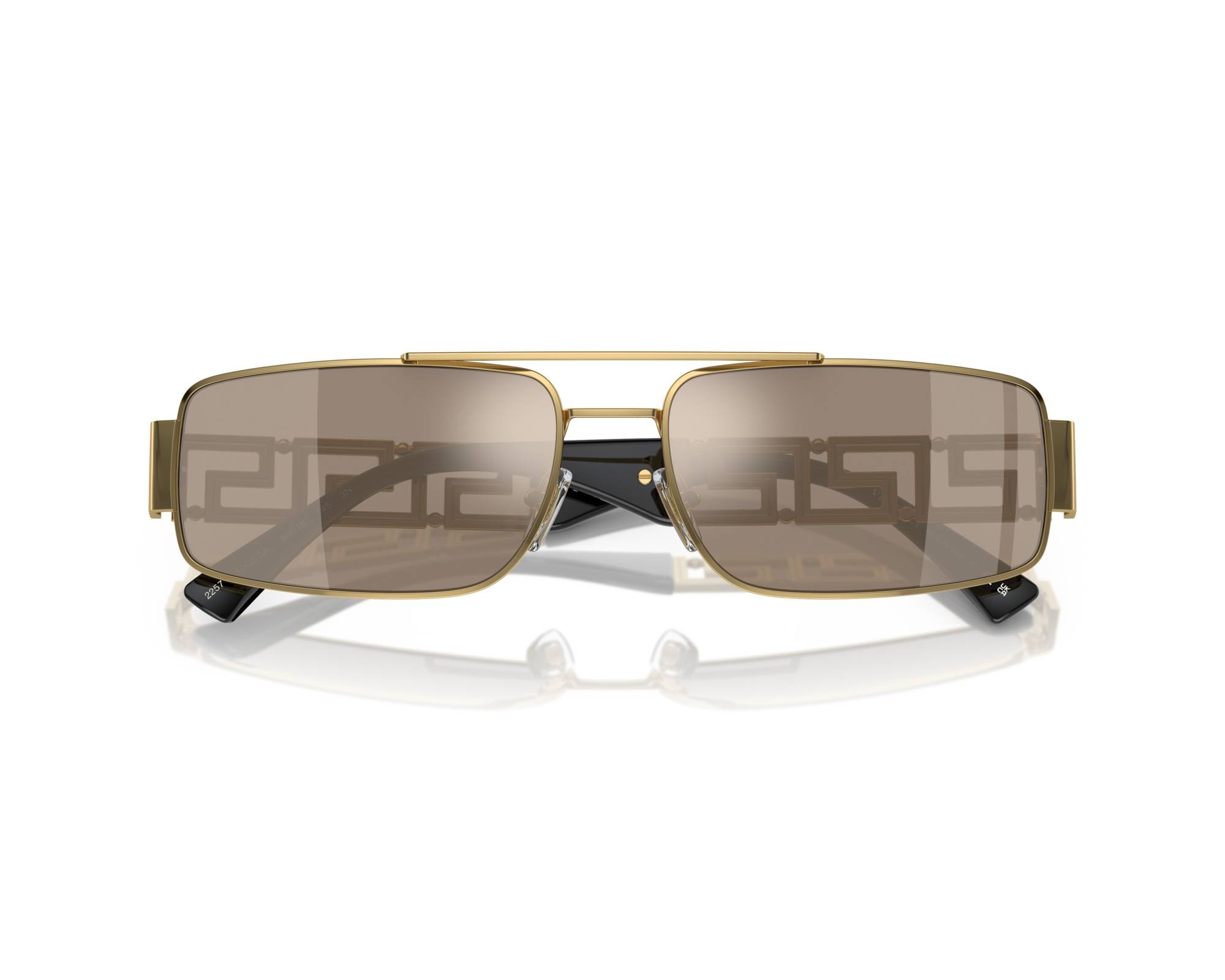 NEW VERSACE SUNGLASSES VE2257 1002/73 GOLD UNISEX EYEWEAR VE display picture 3