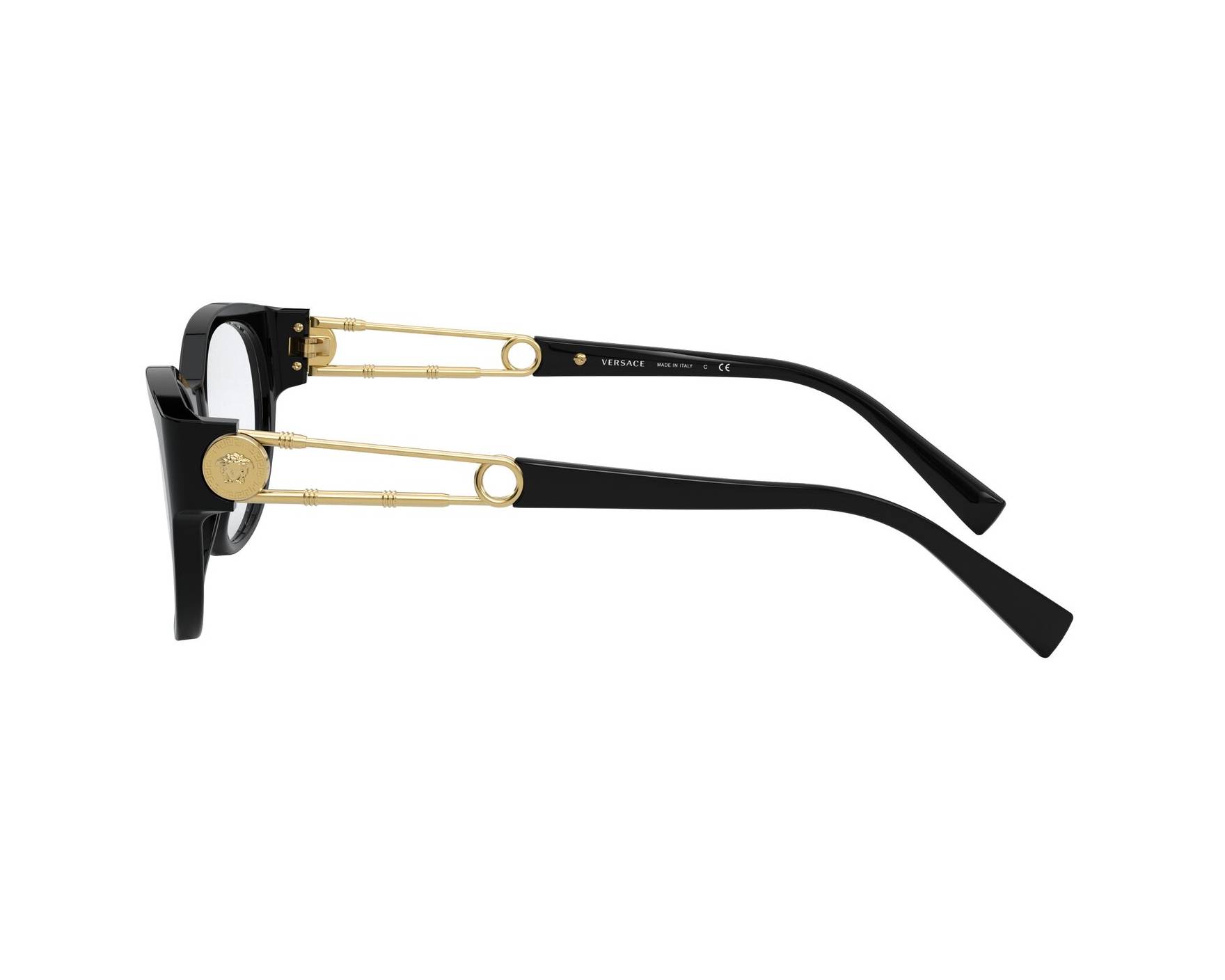 versace wire frame eyeglasses