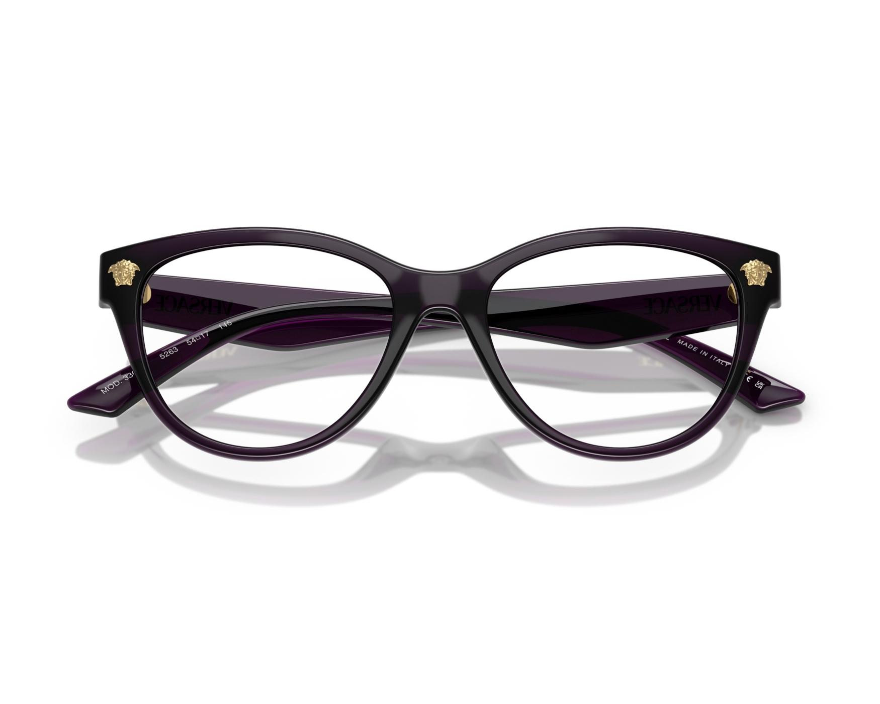 Versace VE3365U 5263 54-17 Purple  360 degree view 5