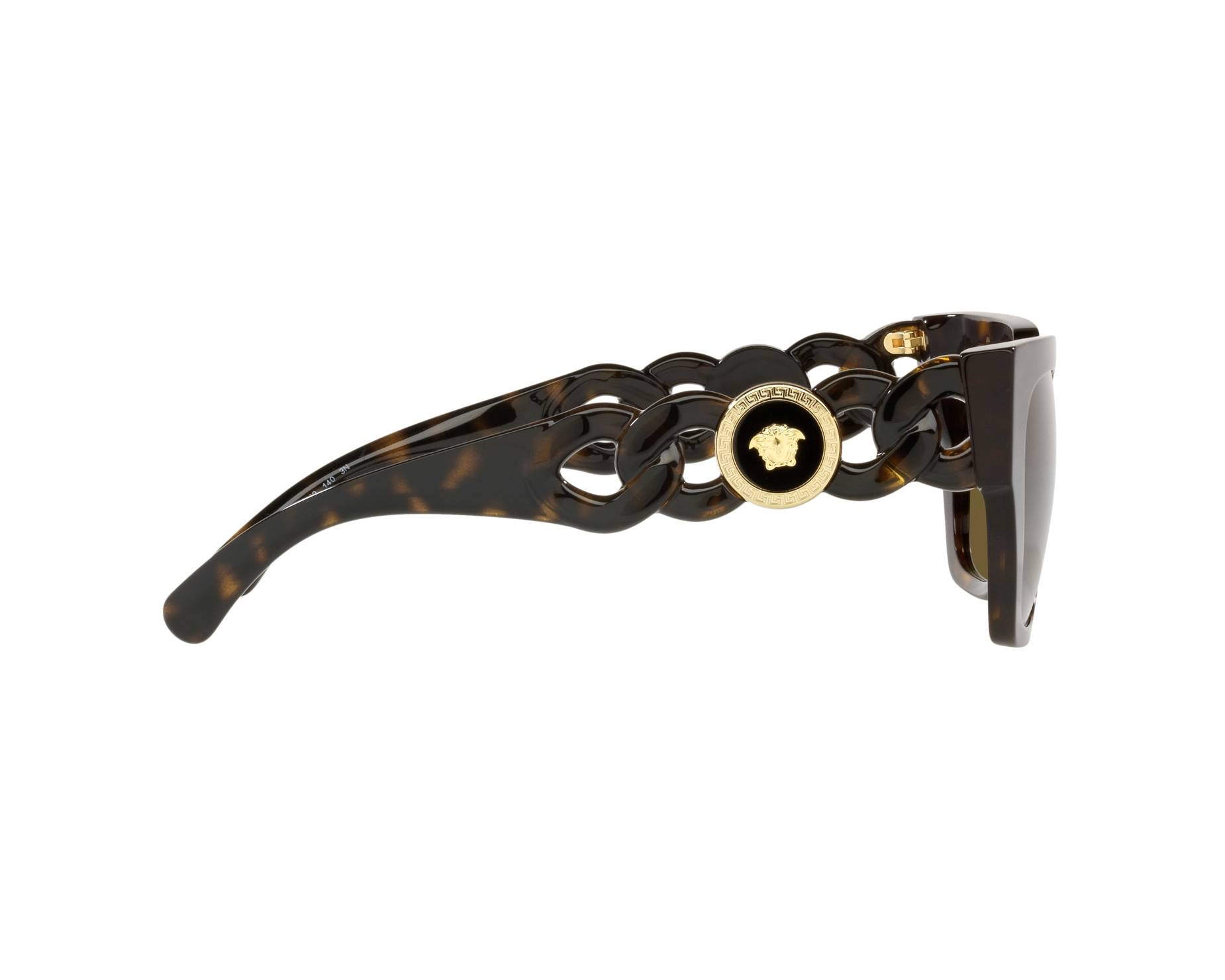 Versace VE4409 108/73 53-19 Havana  360 degree view 11