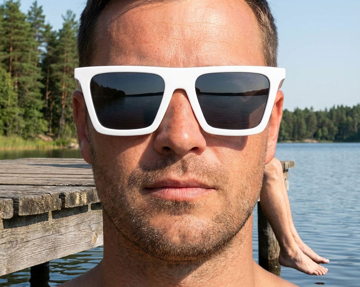 Versace VE4468U Sunglasses White Plastic VERSACE VE4468U Rectangle Sunglasses | EyeOns.com main image 3