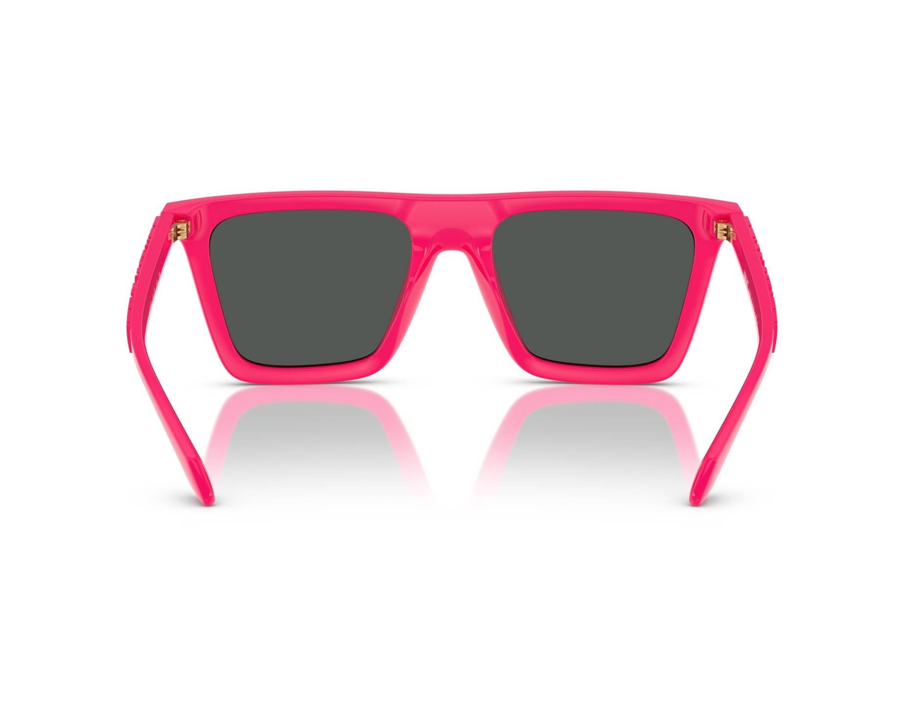 NWT Versace VE4468U Fuchsia Fluo Rectangle 53mm Sunglasses Pink 5448/87 Square Sunglasses - TK Maxx UK main image 3