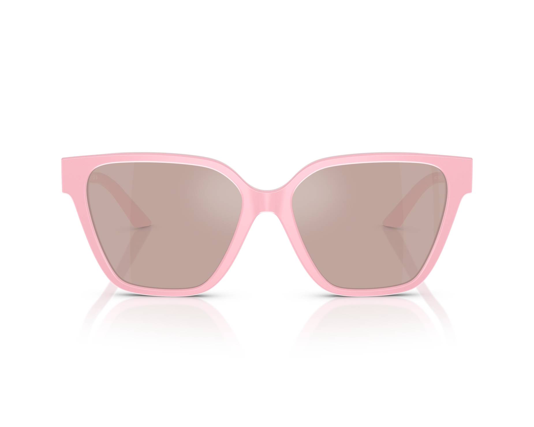 NWT Versace VE4471B Pastel Pink Rectangle 56mm Sunglasses Versace VE4471B L (56 - 16) with Grey lenses and Tortoise  main image 3