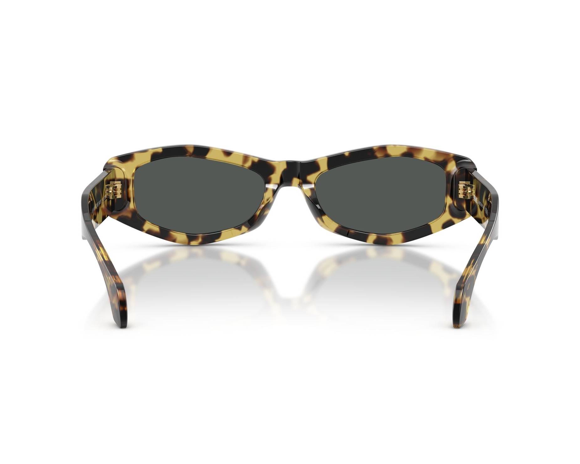 Versace Women Sunglasses Brown Havana Grey Oval VE4487 777/87 NEW AUTHENTIC Versace Sunglasses VE4487 777/87 main image 2