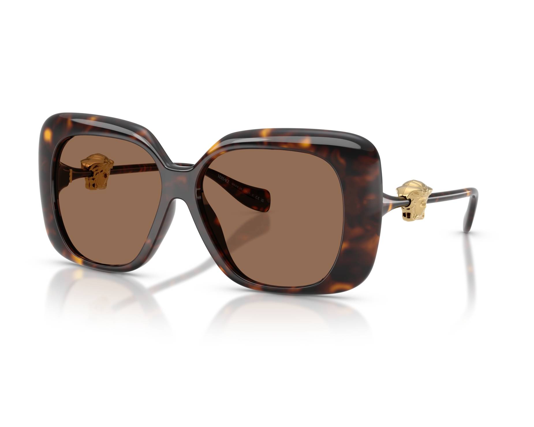 57mm Versace Unisex Sunglasses, NWT NWT Versace Sunglasses VE2255 10026G Gold w/ Light Grey  main image 3