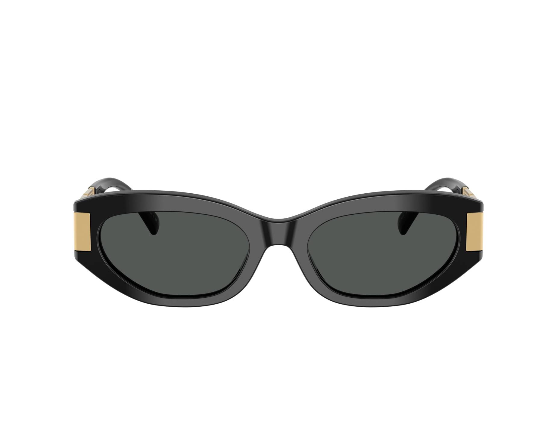 New VERSACE Sunglasses Black Gold Acetate & Metal Cat Eye w/ Case Versace VE 4338 Black/Blue Sunglasses | Mercari main image 3