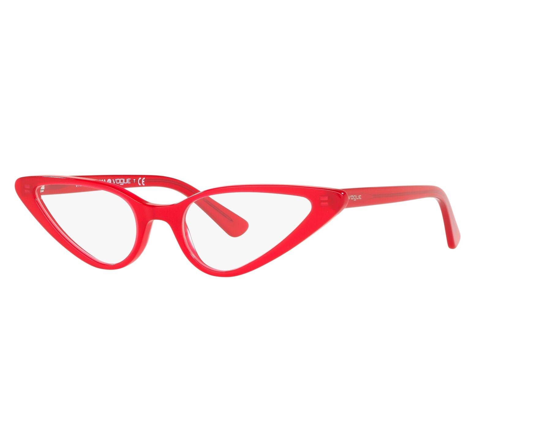 Vogue VO2714 Eyeglass Frames 2693-52 Transparent/Red VO2714-2693-52 Vogue VO2714 Eyeglass Frames 2693-52 Transparent/Red VO2714-2693-52