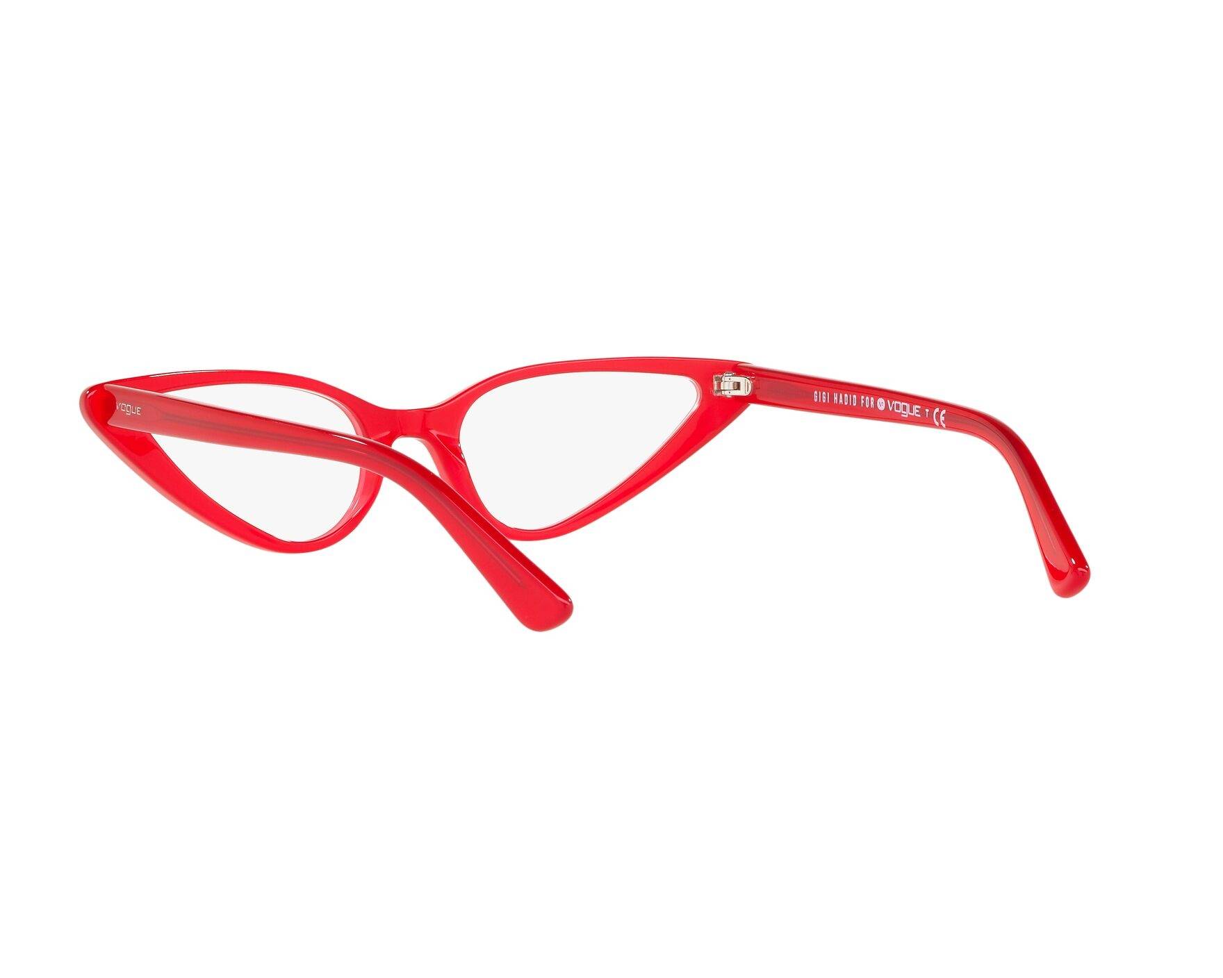 Vogue VO2714 Eyeglass Frames 2693-52 Transparent/Red VO2714-2693-52 Vogue VO2714 Eyeglass Frames 2693-52 Transparent/Red VO2714-2693-52