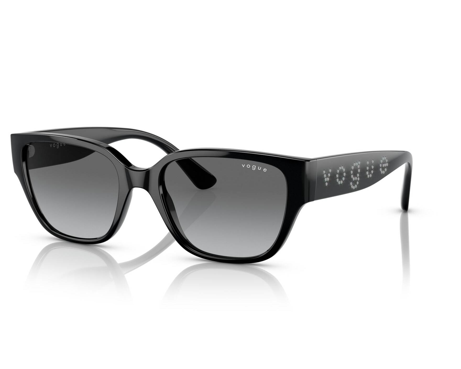 Vogue Eyewear VO5459SB W44/11 53-18 Black  360 degree view 8