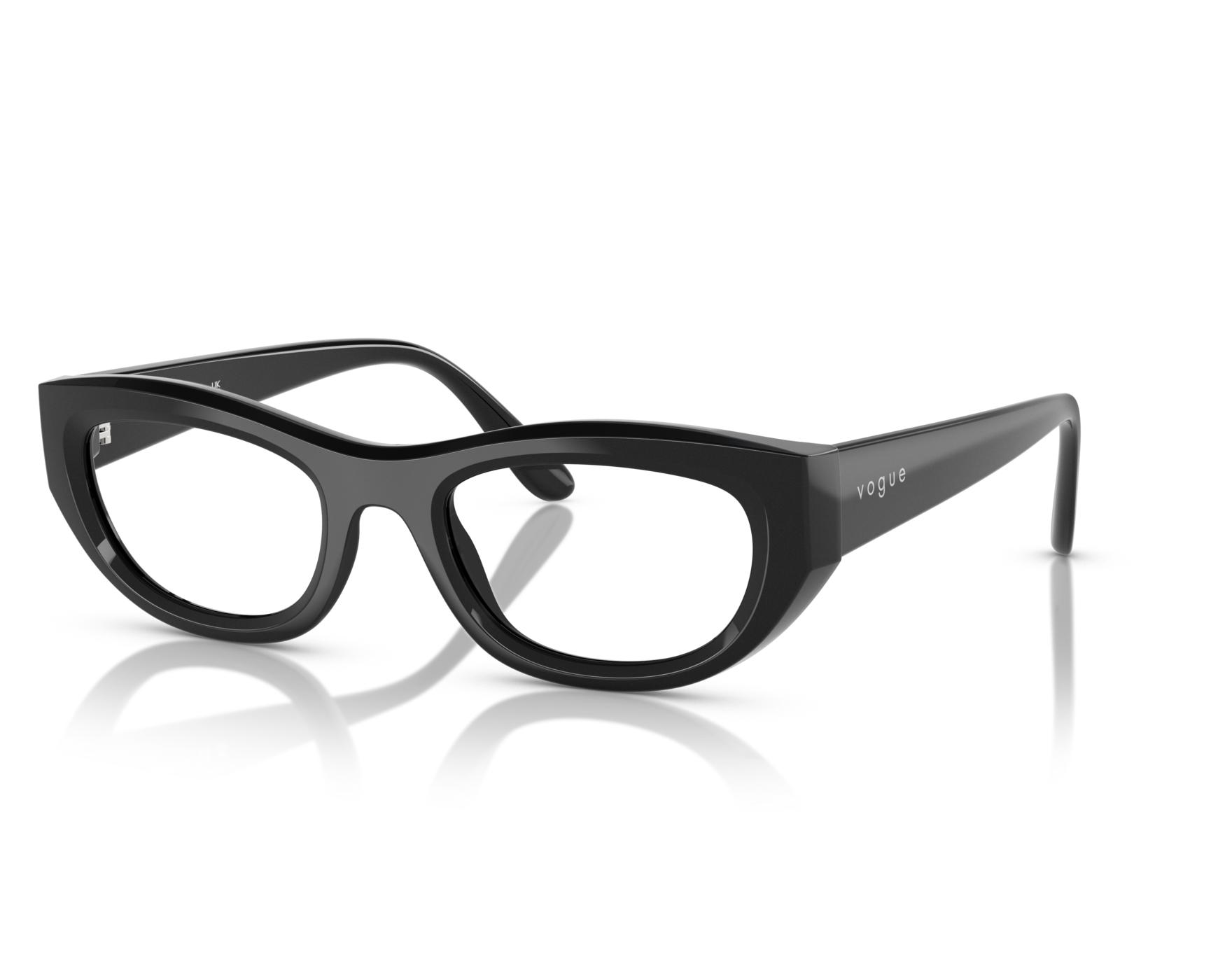 Vogue Elegant Black Circular Eyewear Round Eyeglasses | Round Frame Glasses | Vogue Eyewear Vogue  main image 4