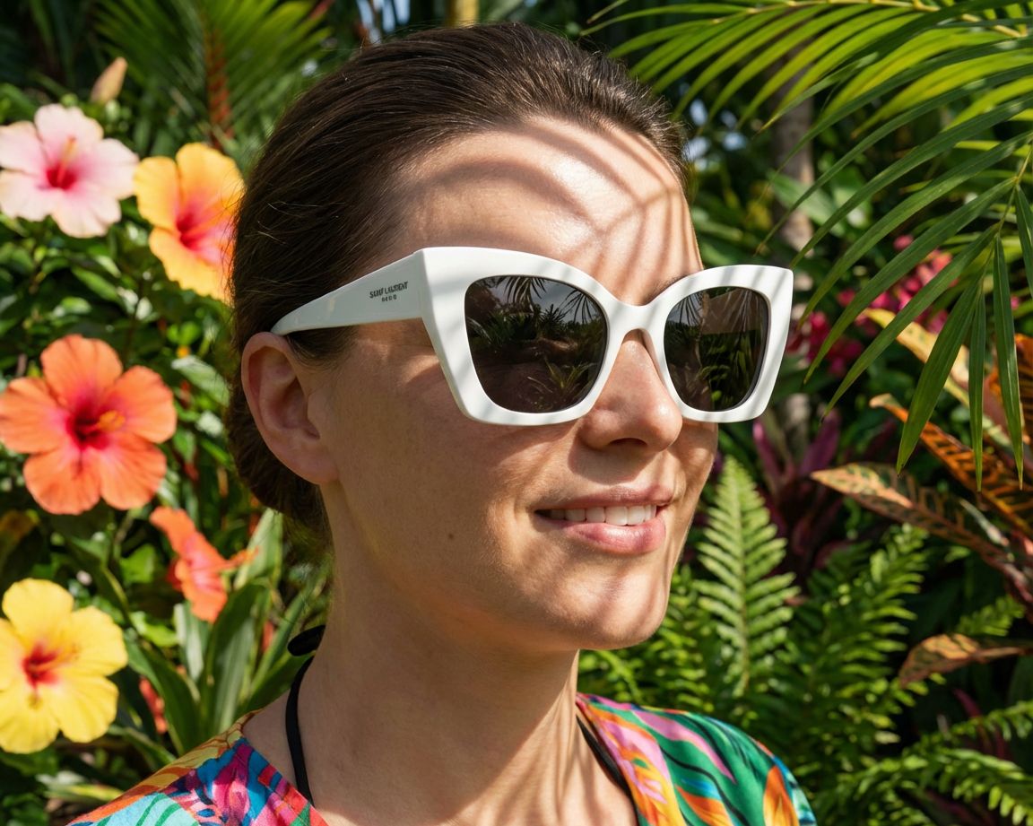 Yves Saint Laurent SL-552 009 51-22 Ivory  other view