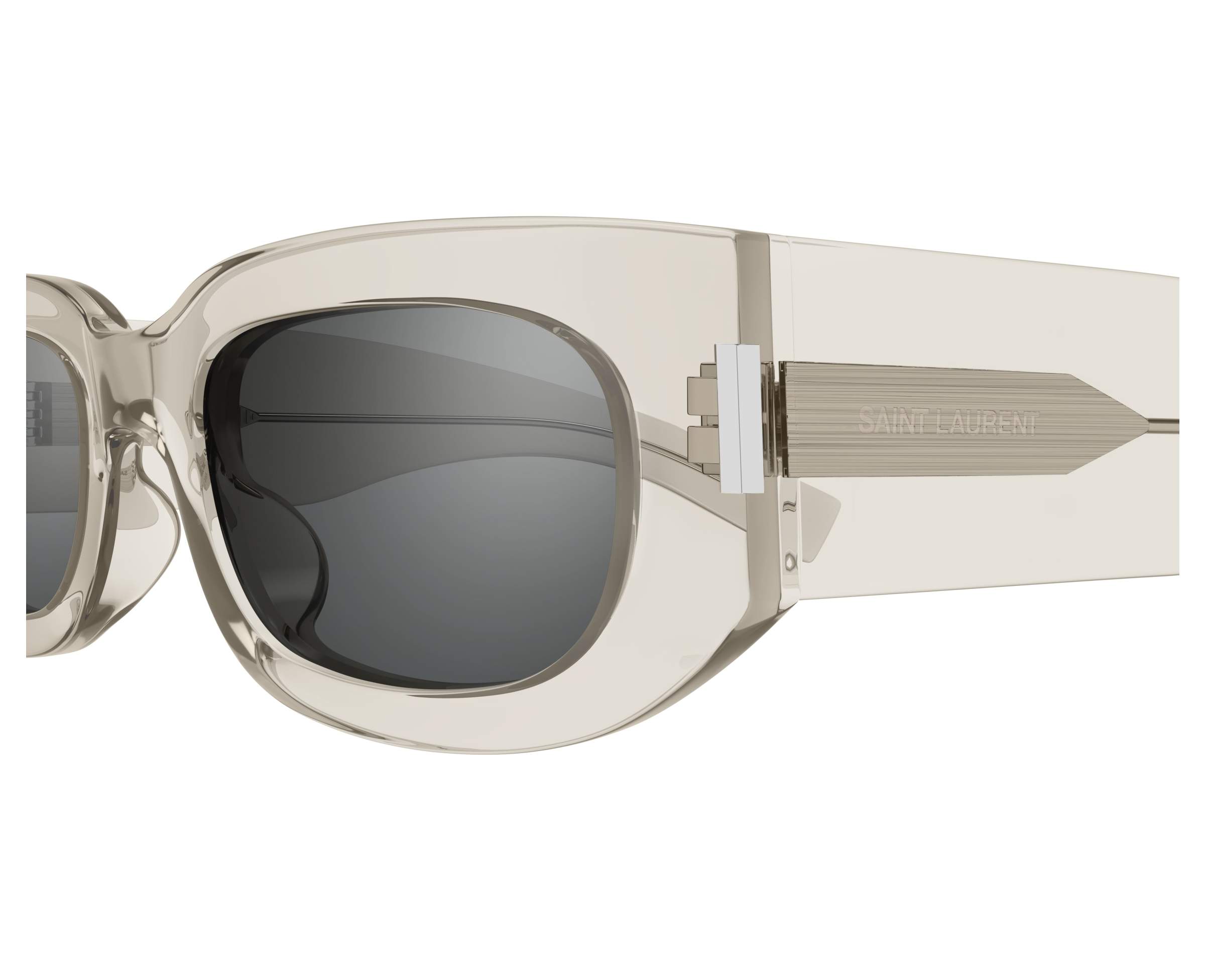 サングラス Saint Laurent Saint Laurent - SL 797 - 003 (SL 797 003) NEW SAINT LAURENT SL697 003 CLEAR GRAY UNISEX SUNGLASSES