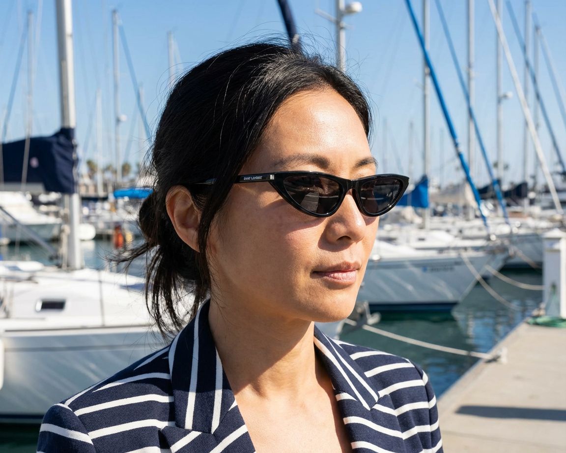 Saint Laurent SL703 001 Cat Eye Sunglasses - Black SAINT LAURENT Sunglasses SL 703 001 Black 2024 main image 3