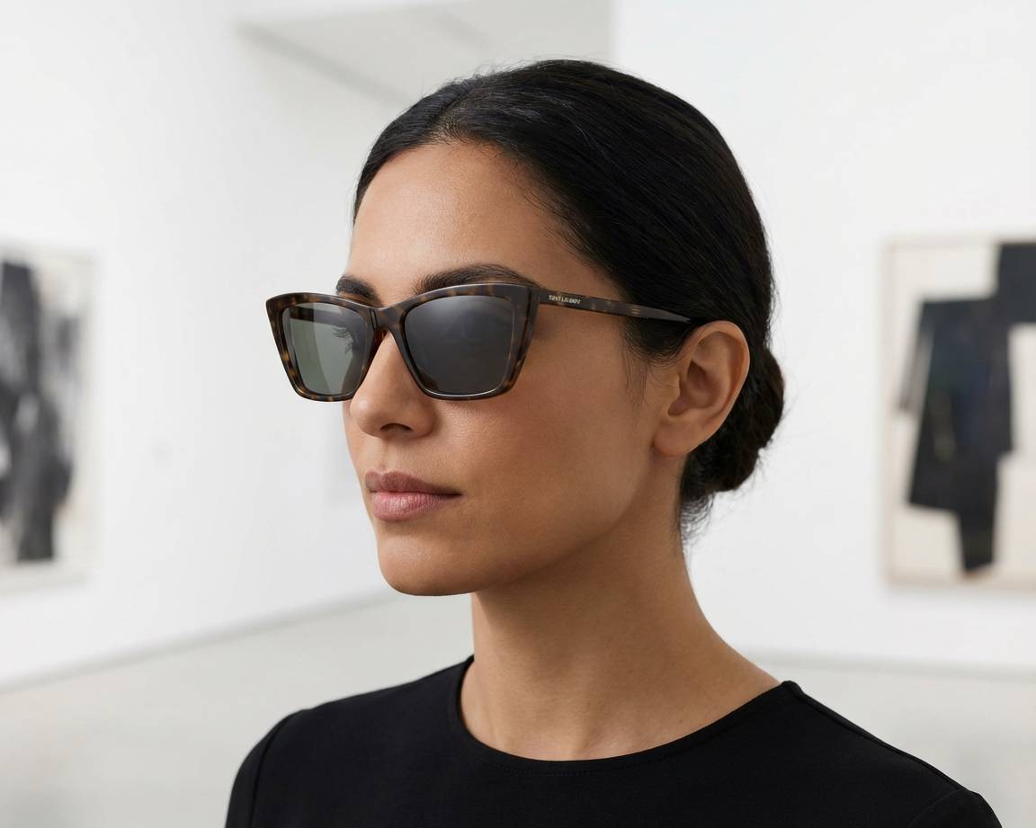 サングラス Yves Saint Laurent Sunglasses SL-737-MICA-THIN 001
