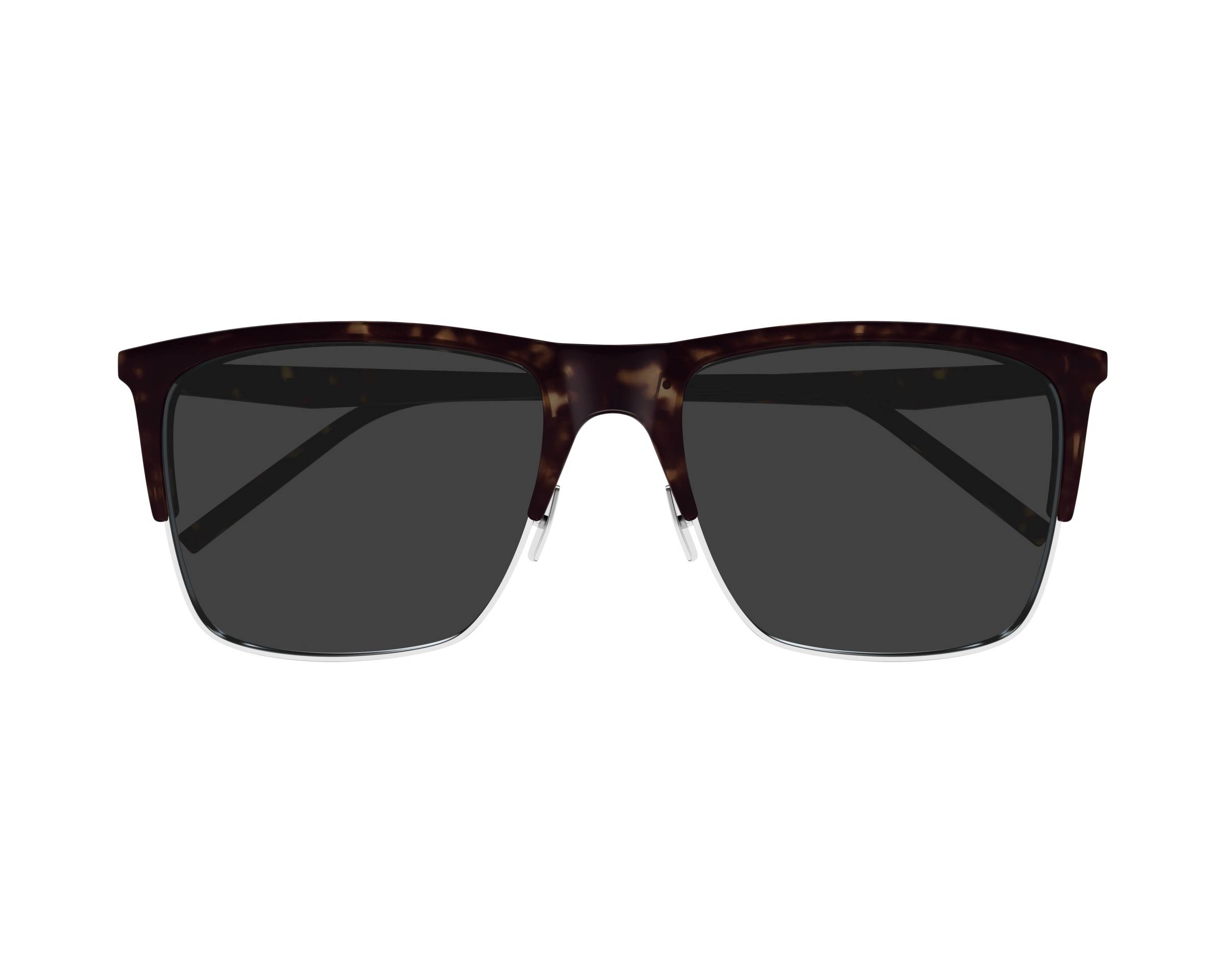 NWT Yves Saint Laurent SL 768 Black Green/ 57mm Sunglasses Saint Laurent SL572 XS (50 - 22) with Brown lenses and Green  main image 2