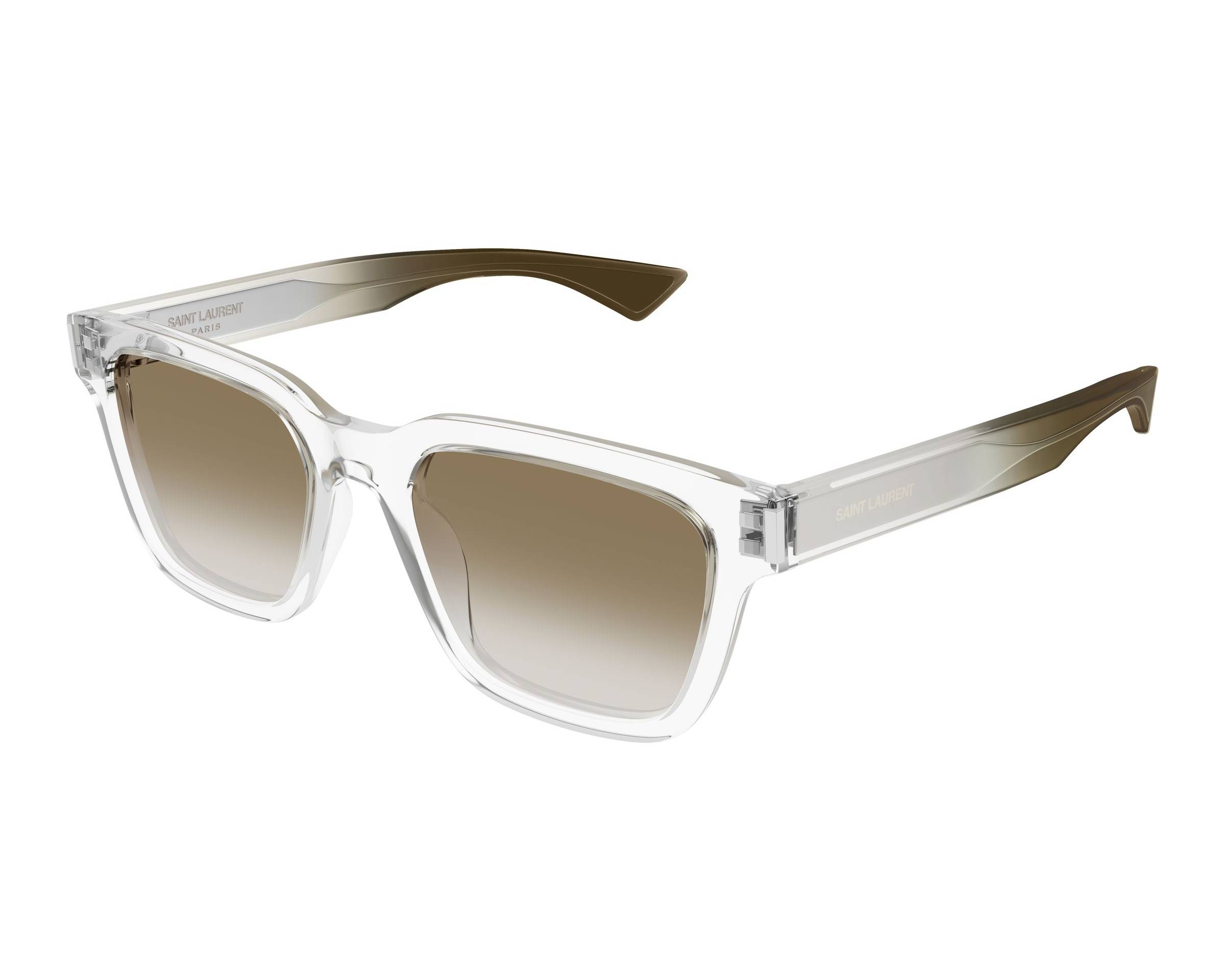YSL SL734-004 Sunglasses, Gold/Green
