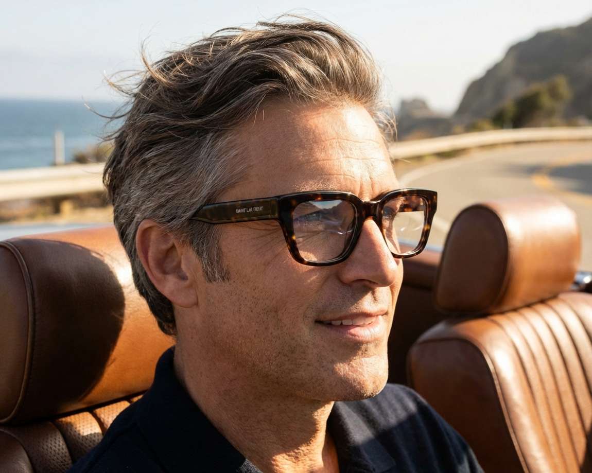 Yves Saint Laurent SL-804 002 51-20 Havana  other view