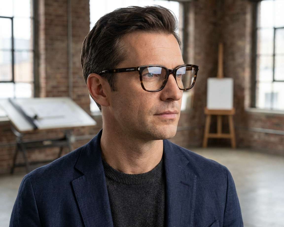 Yves Saint Laurent SL-M129 002 54-18 Havana  other view