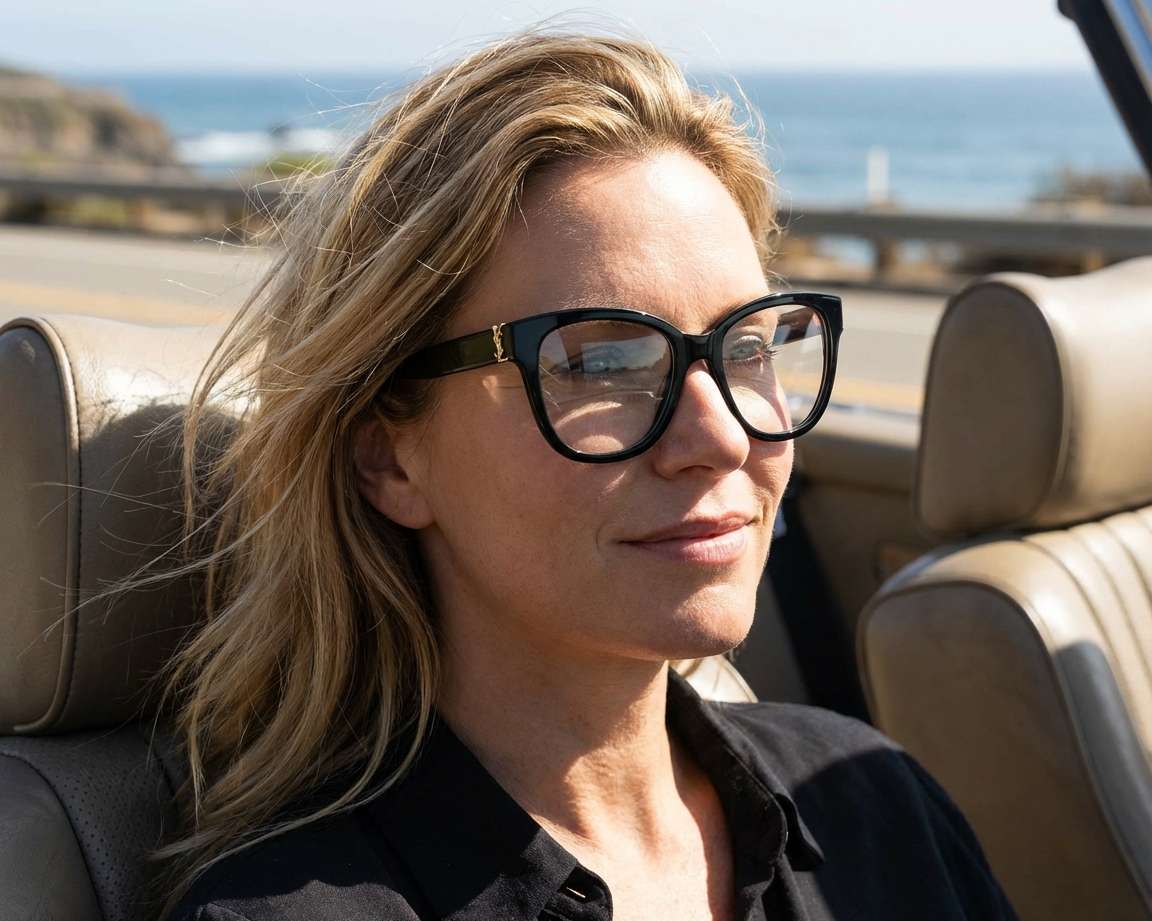 Yves Saint Laurent Glasses SL-M97 001 display picture 3
