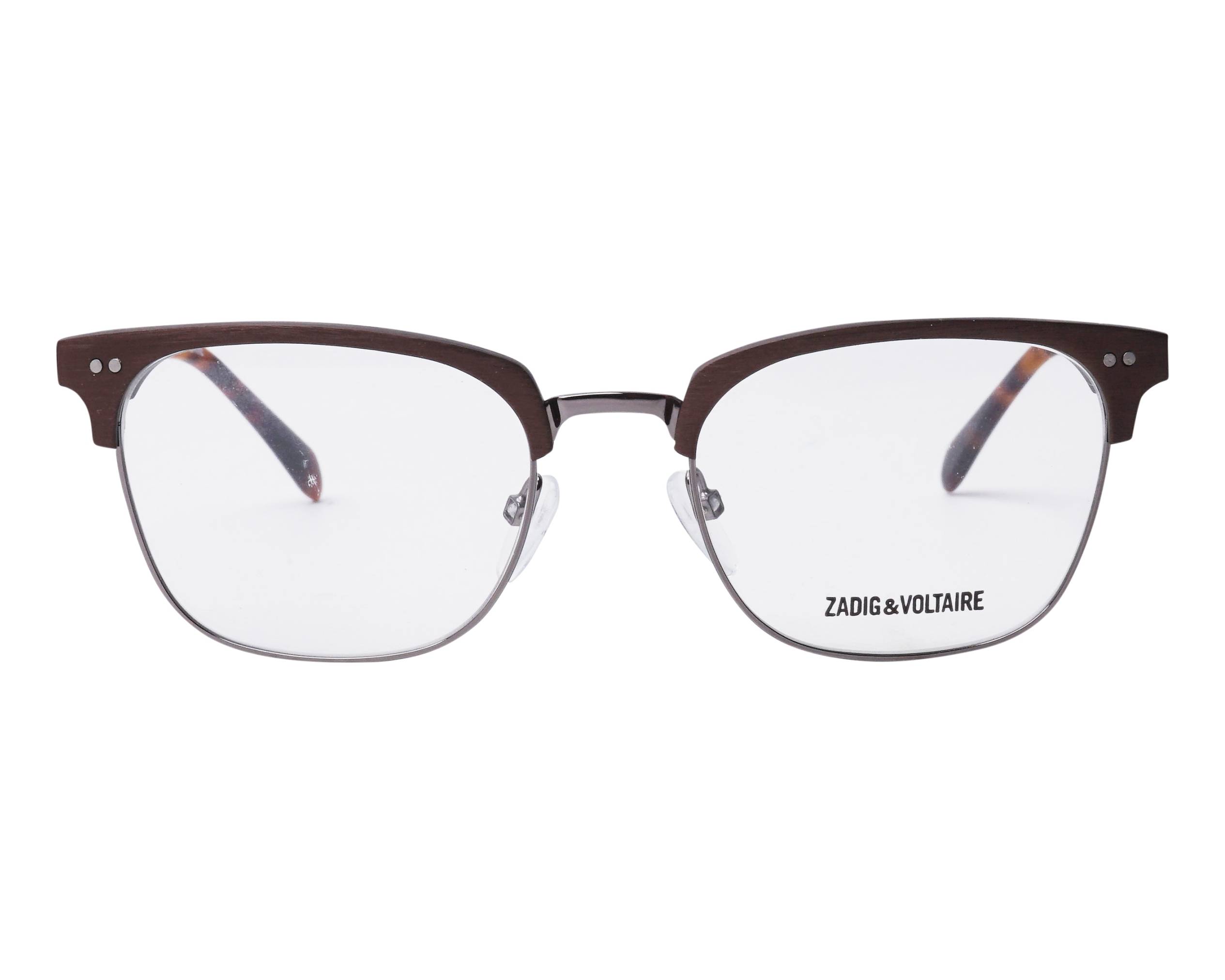Zadig et Voltaire VZV185 568Y 52-19 Gun Brown front view