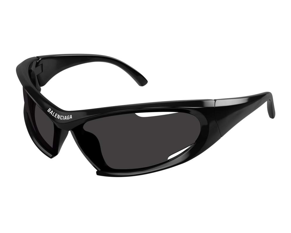 【送料&関税込】Balenciaga Sporty Bb0384s Sunglasses - Unise Balenciaga BB0384S 001 - Black Sunglasses for Unisex