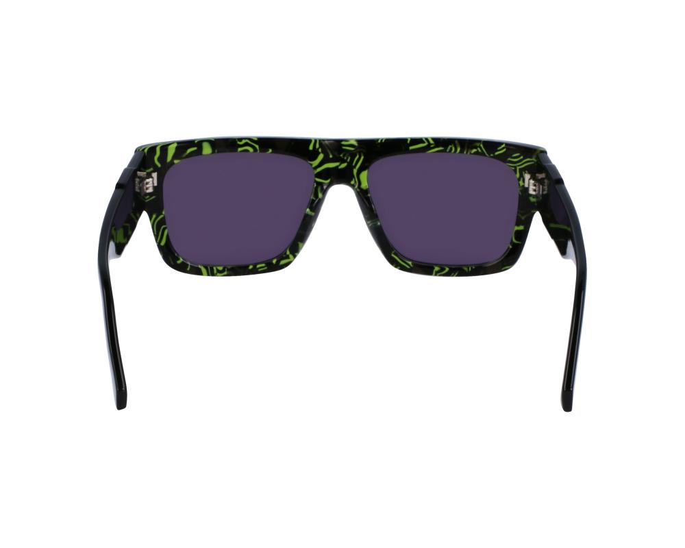 Calvin Klein Calvin Klein CKJ-23654S 079 56-17 Verde Negro 360 degree view 7