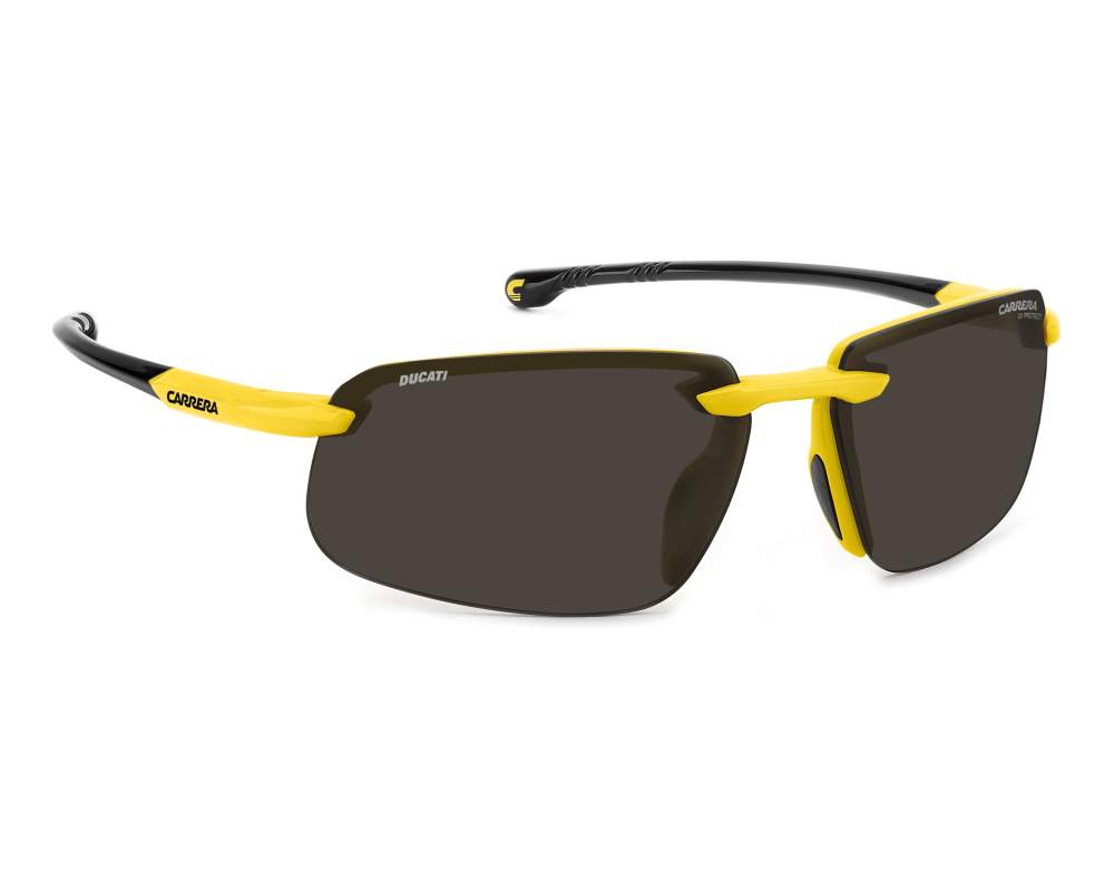 Carrera Carrera CARDUC-043-S 4CW/IR 63-14 Negra Amarillo 360 degree view 1