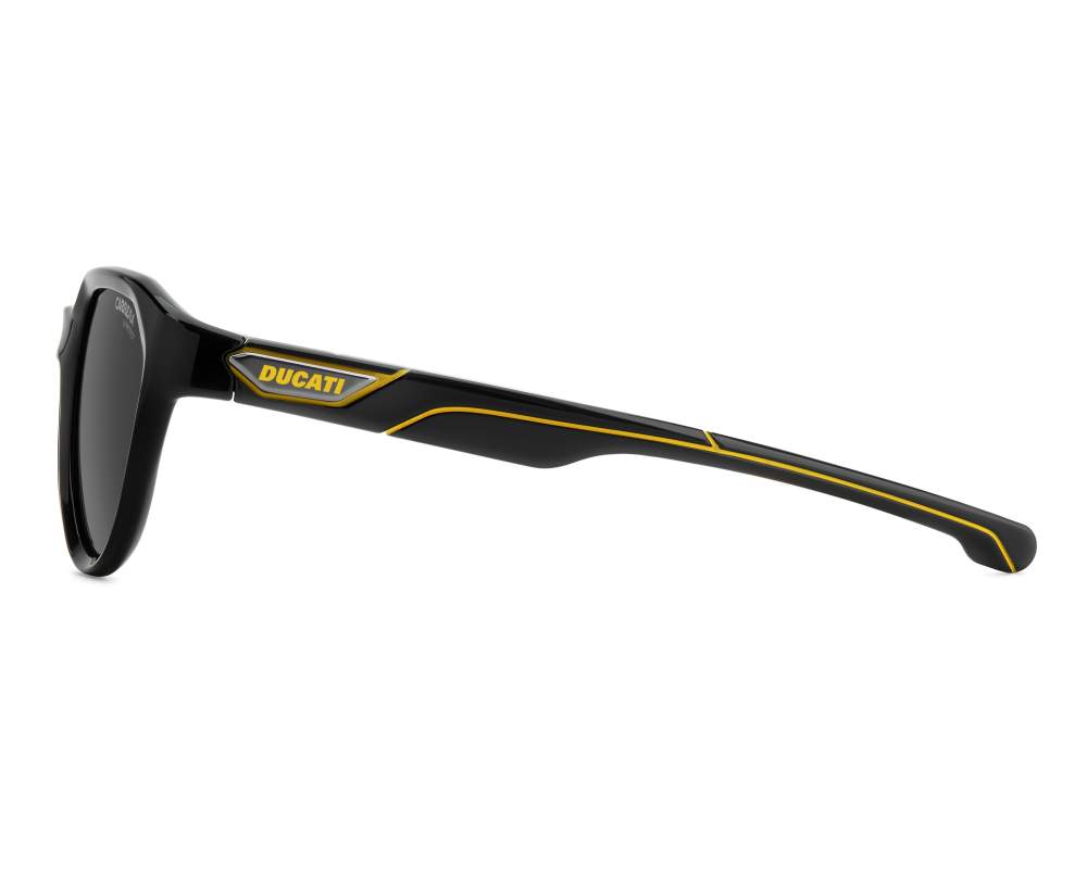 Carrera Carrera CARDUC-050-S 71C/2K 53-20 Black Yellow 360 degree view 4