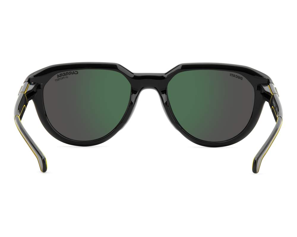 Carrera Carrera CARDUC-050-S 71C/2K 53-20 Black Yellow 360 degree view 7