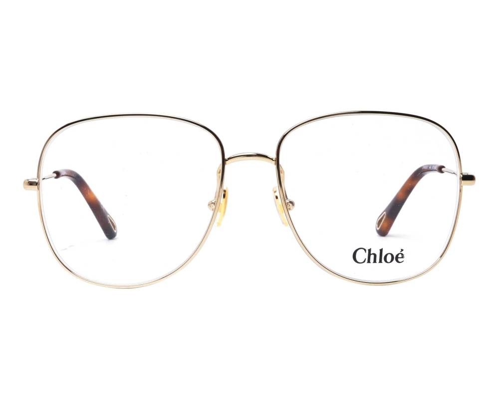 Chloe Chloe CH0020O 001 57-16 Gold Havana front view