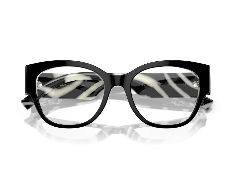 Dolce & Gabbana Dolce & Gabbana DG3377 3372 53-18 Negra  front view