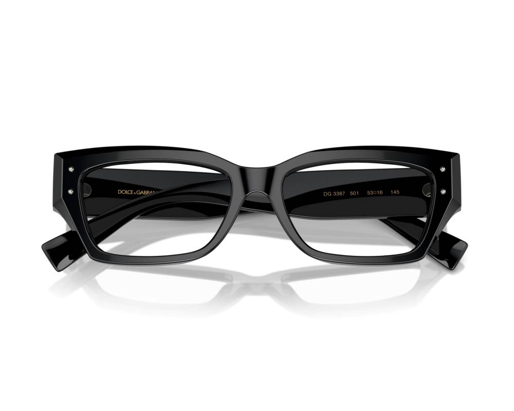 Dolce & Gabbana Dolce & Gabbana DG3387 501 53-16 Noir  front view