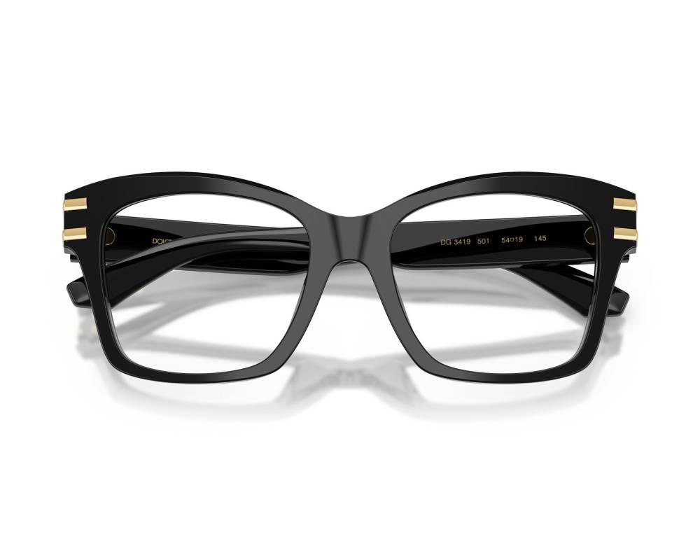 Dolce & Gabbana Dolce & Gabbana DG3419 501 54-19 schwarz  360 degree view 7