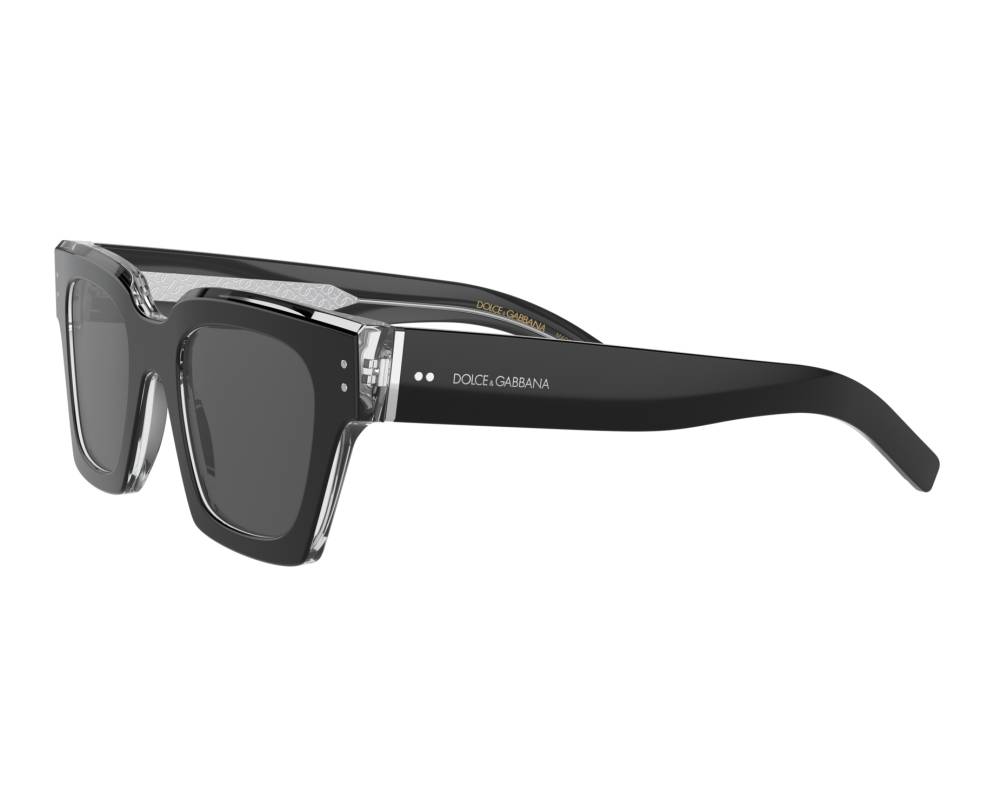 D&G ドルチェ&ガッバーナ サングラス ブラック DG4413 675-R5 Dolce & Gabbana Sunglasses DG4413 675/R5