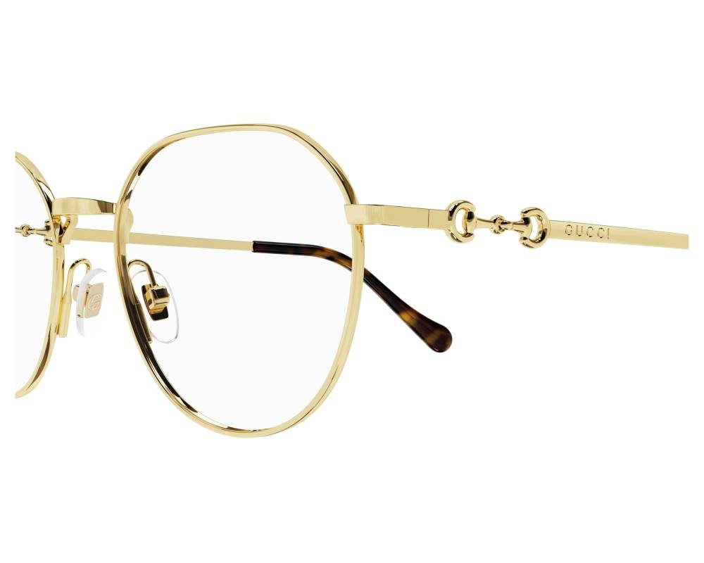 メガネ Gucci Eyewear Frame GG1336O 002 Lightweight Retro Gucci GG1336O 002 glasses | Buy online now | Vision Direct AU