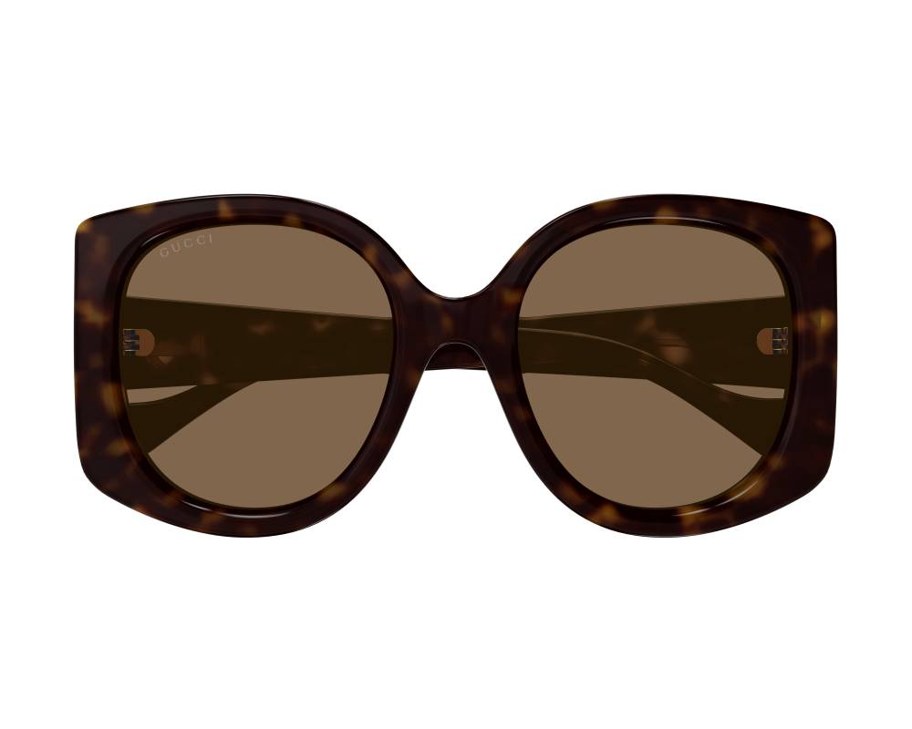 Gucci Gucci GG1257SA 002 56-21 Havana  front view