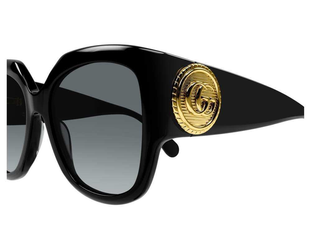 サングラス Gucci Oversized Square Sunglasses GG1407S 001 Gucci Sunglasses GG1407S 001
