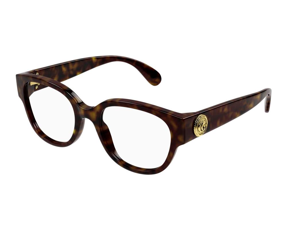 Gucci Gucci GG1411O 005 53-19 Havana  profile view