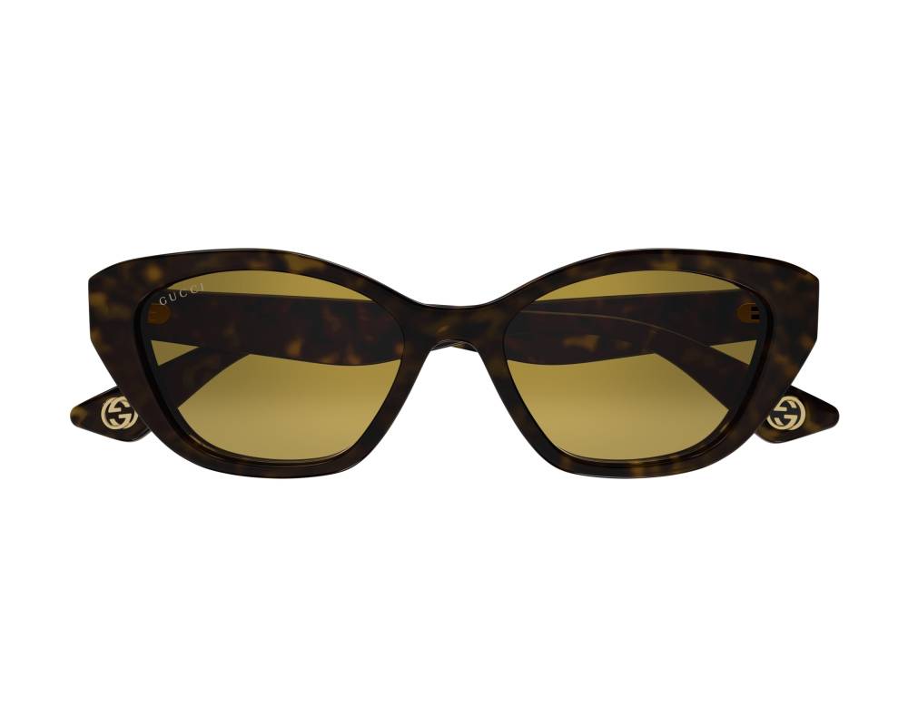 GUCCI オハルフレムサンクラス GG1660S 002 Gucci GG1660S 002 Havana Oval Sunglasses Unisex New